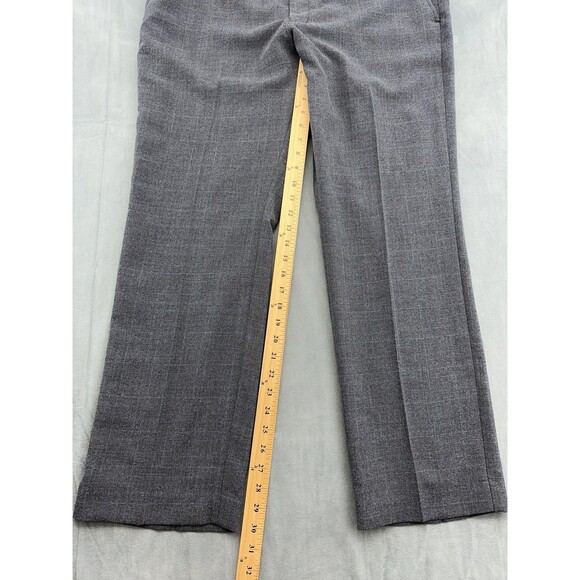 Perry Ellis Portfolio Pants Mens 38x30 Gray Dress Slacks Polyester Blend Classic - Picture 11 of 11
